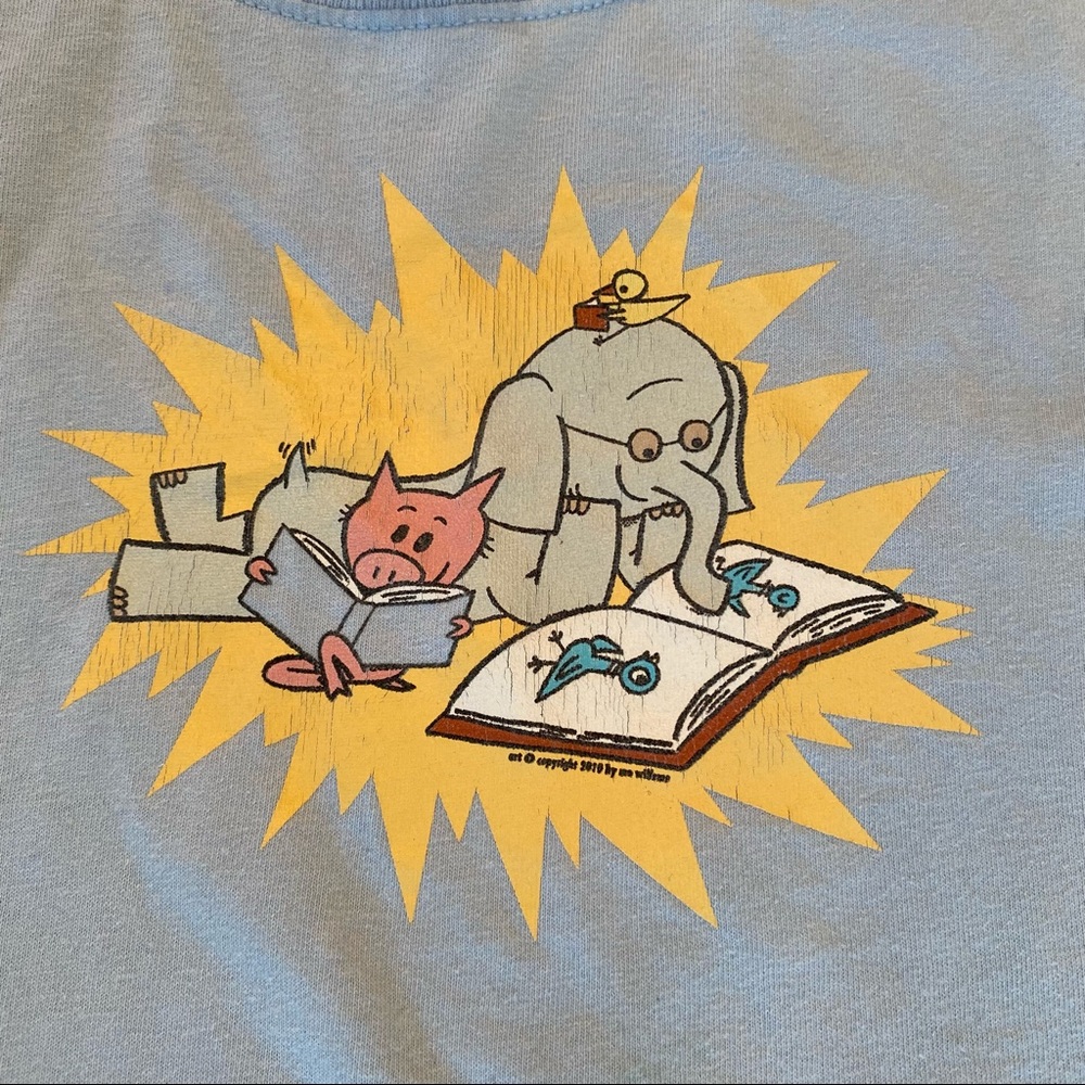 Vintage kids Mo Willems Gerald & Piggie t-shirt